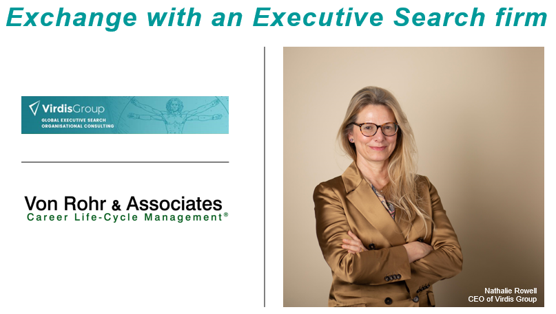 Exchange with an Executive Search firm